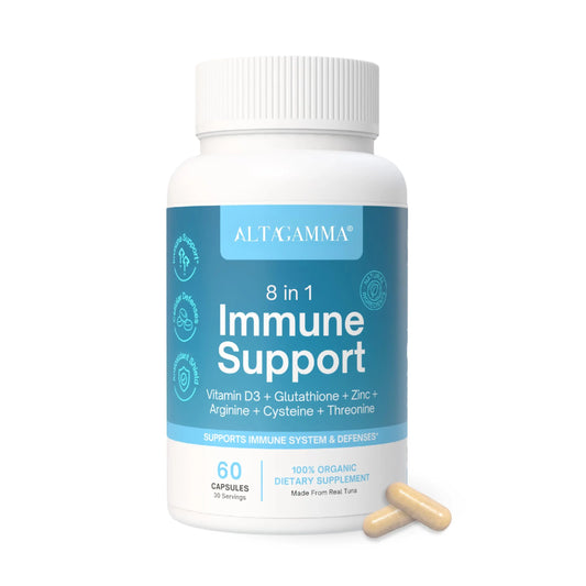 ALT Gamma immune support supplement bottle with a white background