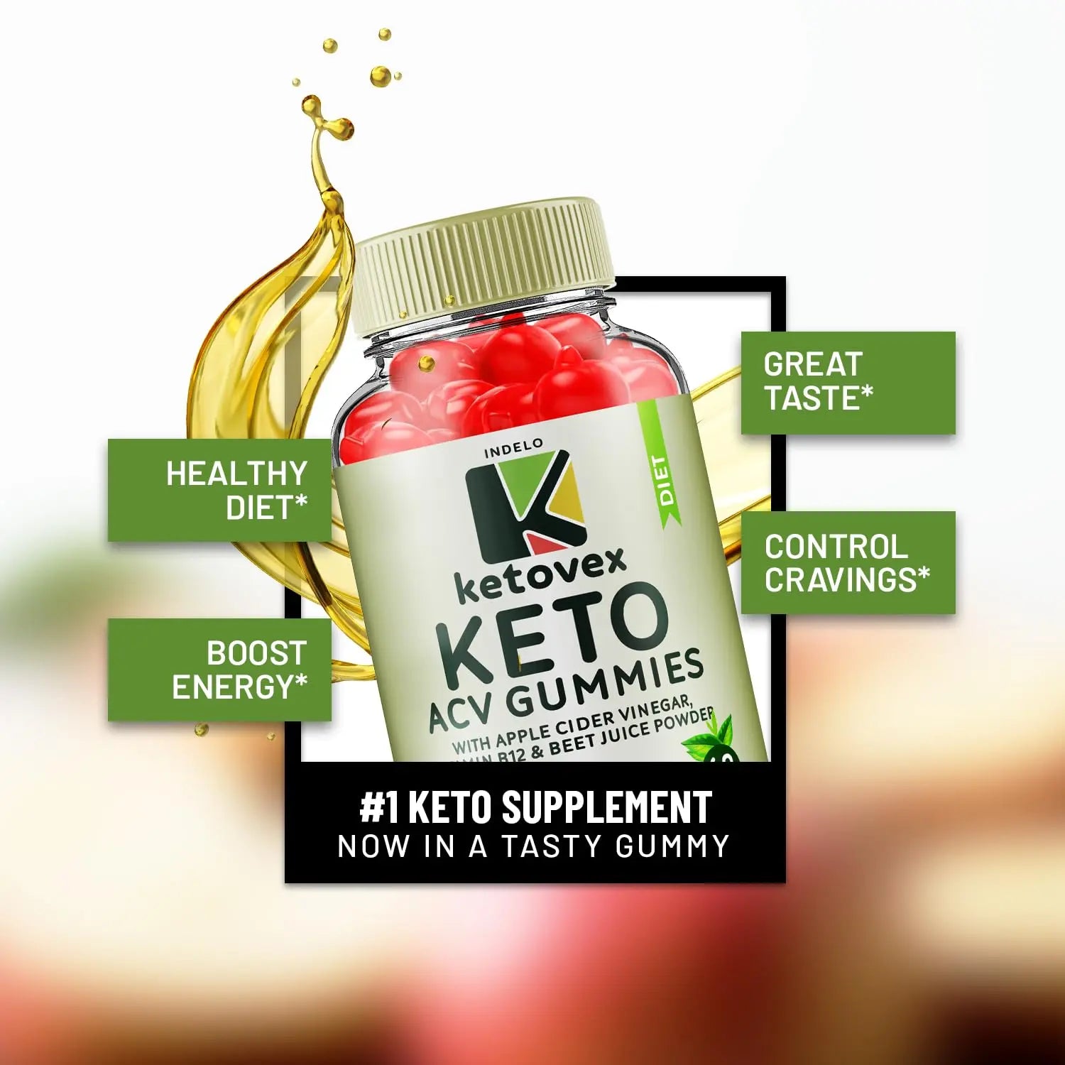 (3 Pack) Ketovex Keto BHB Gummies Advanced Formula, Ketovex BHB Weight Management ACV Gummies Reviews, Ketovex ACV Keto Vex BHB Gummy Gomitas Ketosis, Ketovex Gummies, B12 (180 Gummies) Indelo buy supplements Au