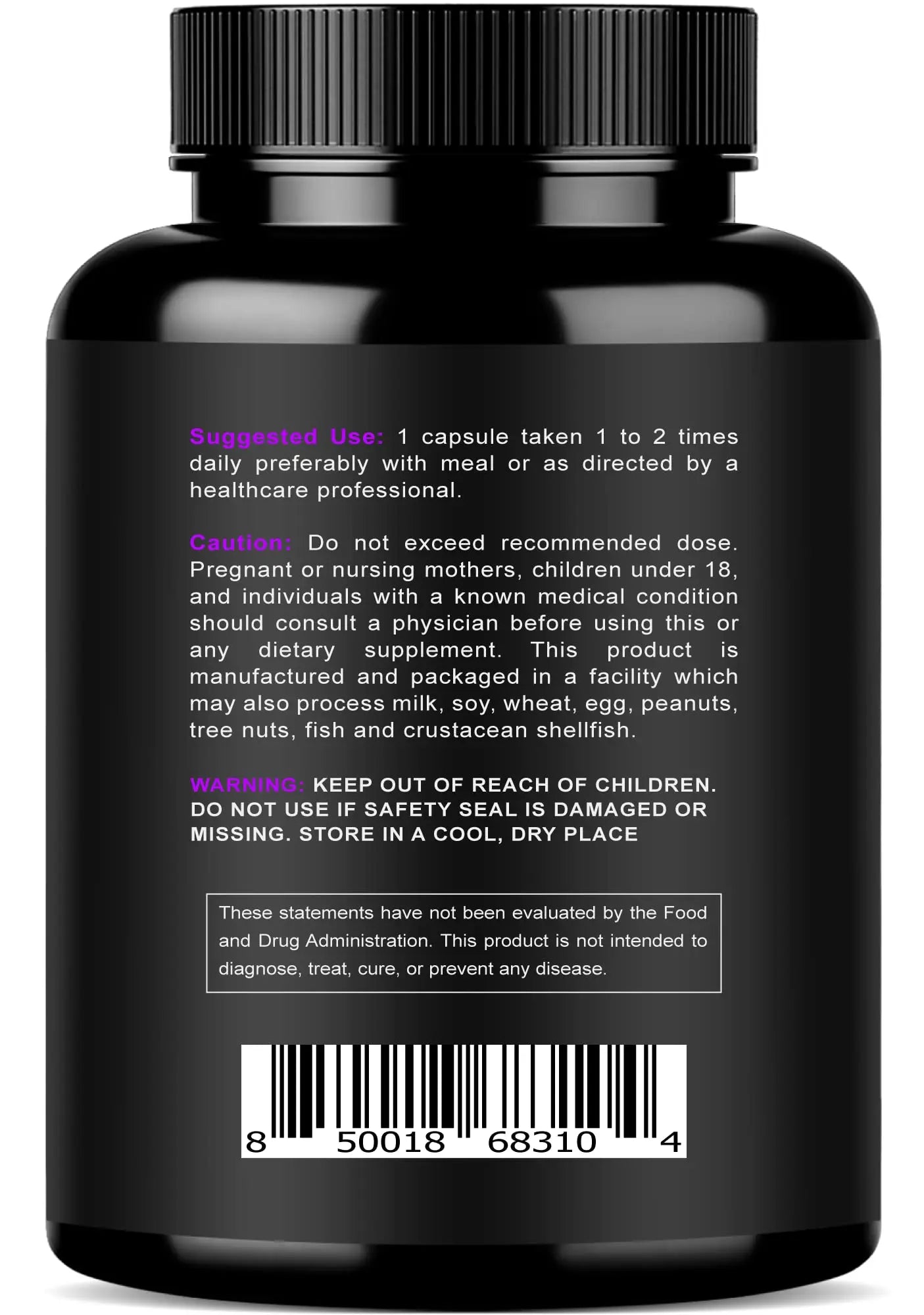 Magnesium Citrate & Oxide 500mg Complex Supplement - High Absorption Maximum Strength - Helps Support Bone Density and Strength, Muscles, Energy and Sleep - 120 Vegan Capsules NURTURLY buy supplements Au