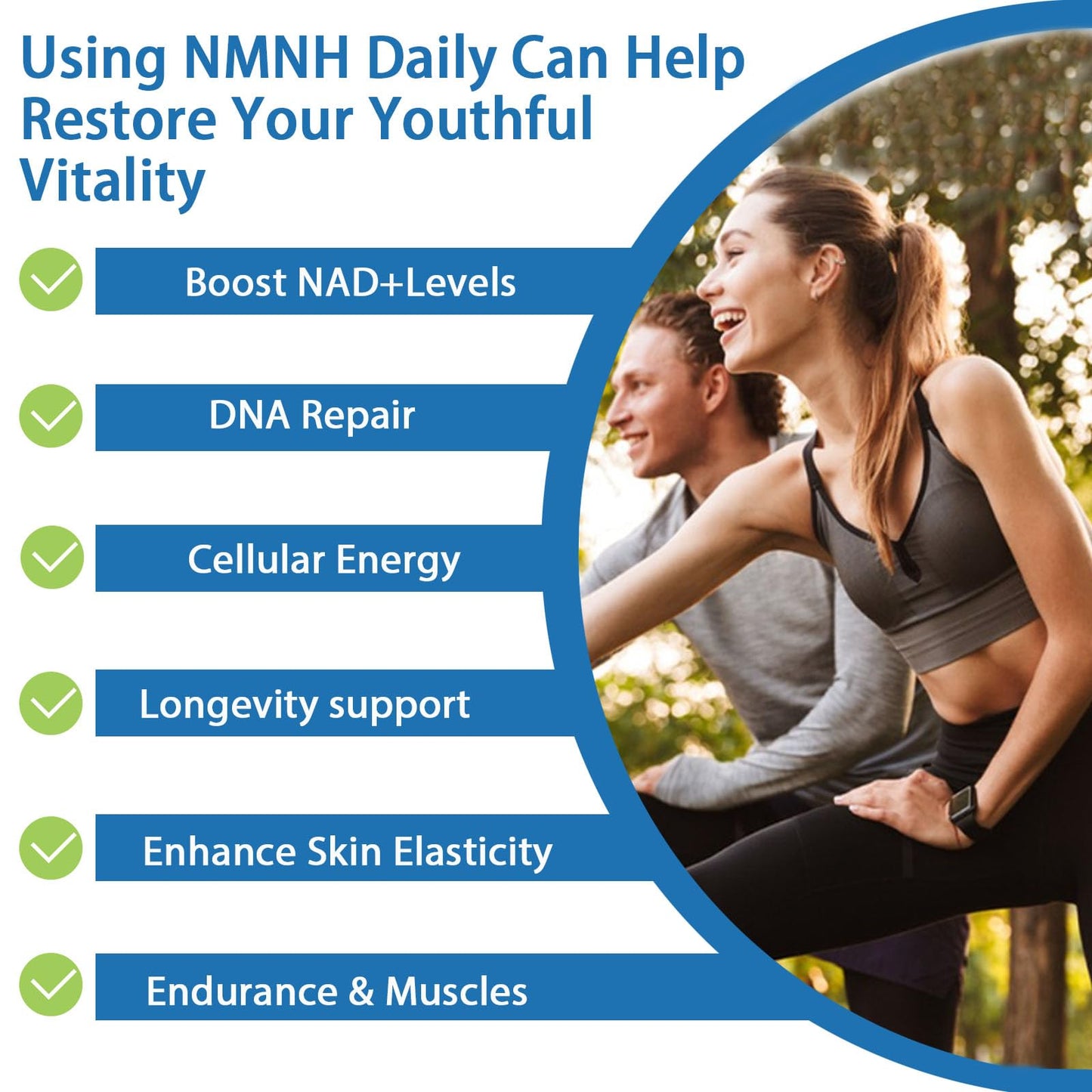 YZQ WAIDE NMNH (Dihydronicotinamide Mononucleotide), 1000mg NMNH Supplement to Boost NAD+ Levels Resveratrol Supplement with Quercetin for Energy, Aging, Non-GMO, Gluten Free, 120 Capsules YZQ WAIDEBuy Supplements Australia