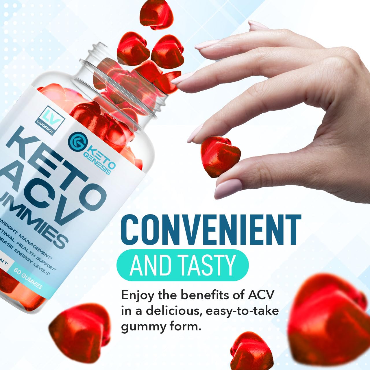 5 Pack - Keto Genesis Keto ACV Gummies Advanced Weight Loss, Genesis ACV, Genesis LIVORKABuy Supplements Australia