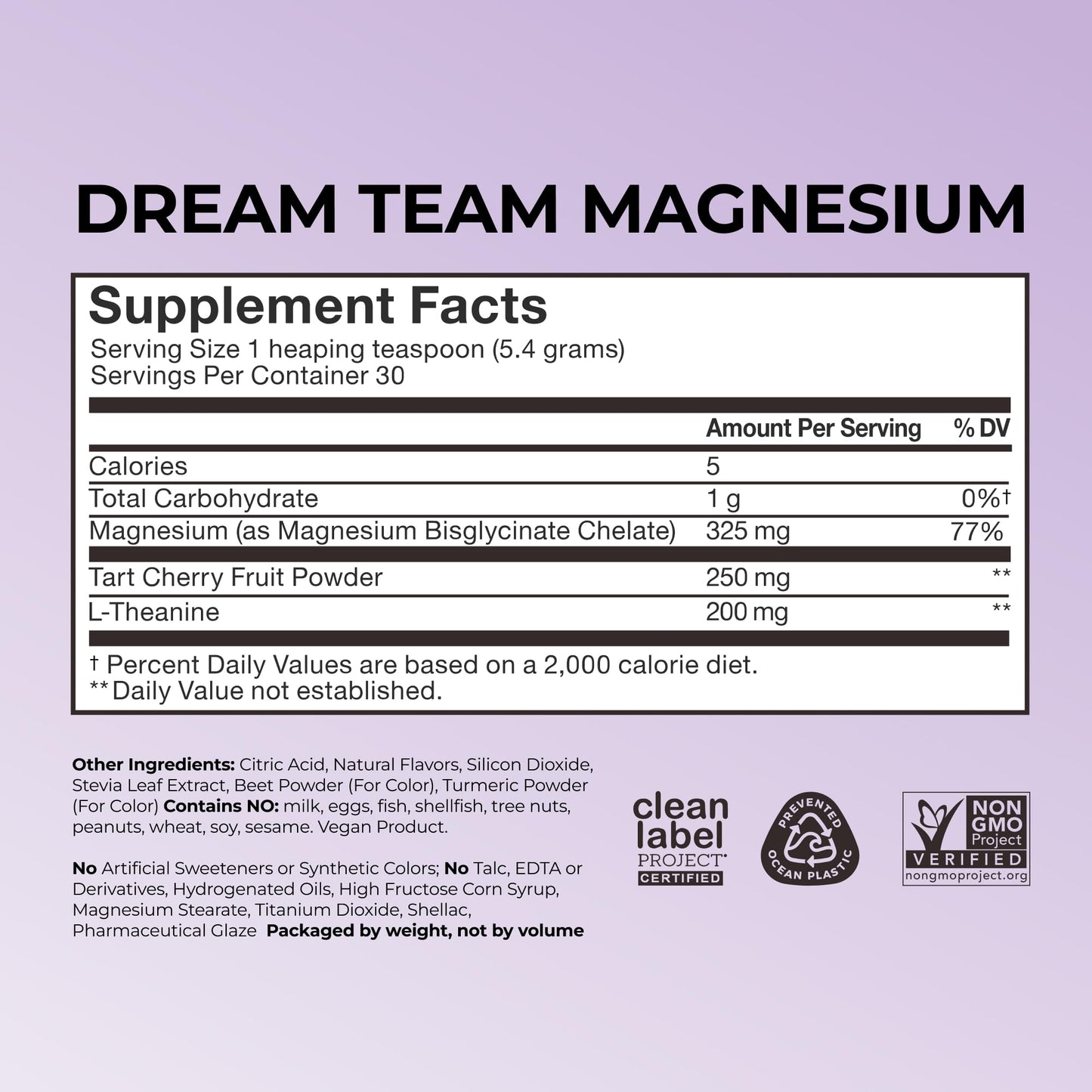 Hum Nutrition Dream Team Magnesium Bisglycinate Powder, L Theanine & Tart Cherry Magnesium Supplement Drink Mix, Support Rest, Relaxation & Sleep Routine, Gluten Free, Vegan, Cherry Lemon, 30 Servings HUMBuy Supplements Australia
