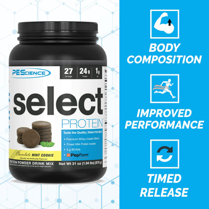 Select Protein Chocolate Mint Cookie 27 PEScience