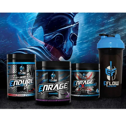 eFlow Nutrition ENRAGE Pre Workout - Energy, Focus, Pumps, and Strength - Ninja Nerds eFlow Nutrition