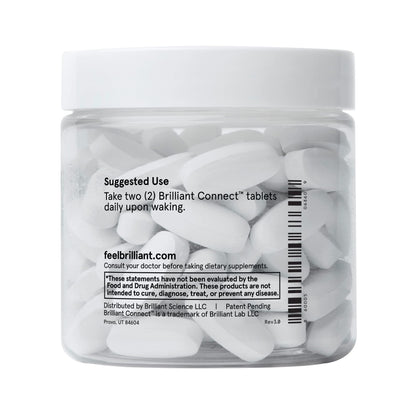 Brilliant Connect Period Health Supplement – Promotes Relief from Cramps, Fatigue Feel Brilliant