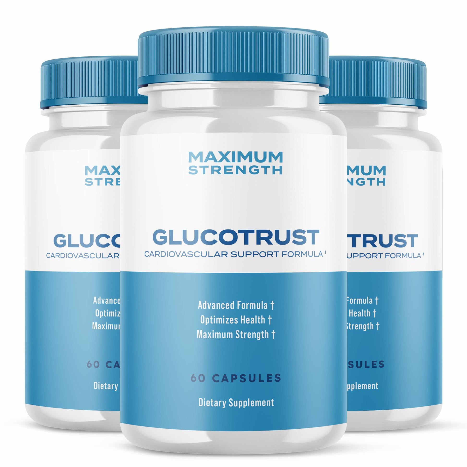 (3 Pack) Glucotrust Capsules - Gluco Trust Capsules - Glucotrust Reviews Advanced Ark Labs
