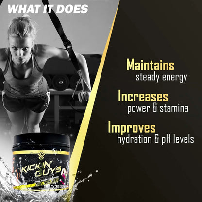 Kickin' Guys Pre Workout Powder Sports Nutrition Supplement - Explode Energy & Performance Yulian Svitolin LLC