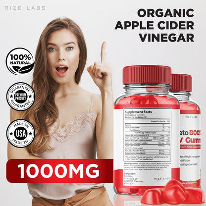 (2 Pack) Keto Boost ACV Gummies - Keto Boost ACV Gummies for Advanced Weight Loss rize labs