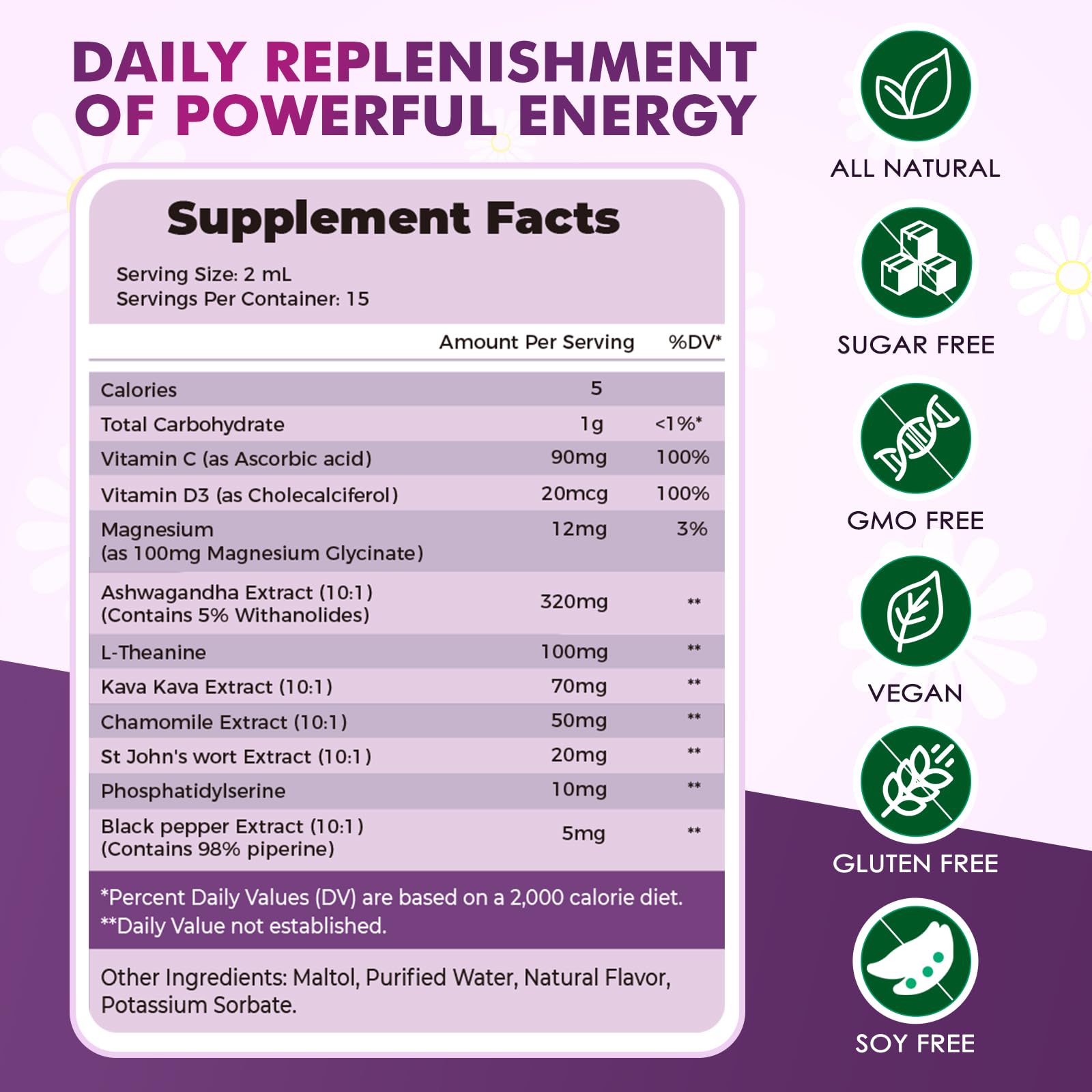 JUYIHEAL Cortisol Supplements, 10 in 1 Cortisol Detox Manager Reducer Hormone Balance Liquid Drops with Ashwagandha, Magnesium, L-theanine JUYIHEALBuy Supplements Australia