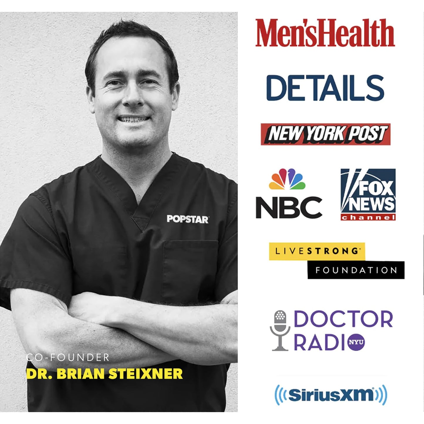 POPSTAR Fertility Supplement for Men - Doctor Formulated Men's Prenatal Vitamins POPSTAR