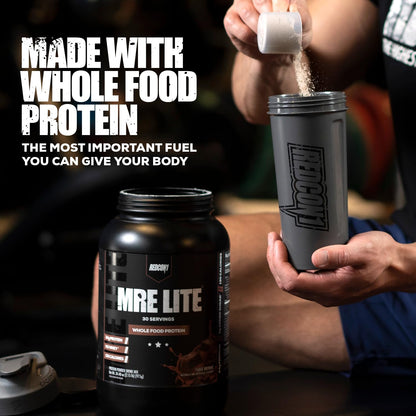 REDCON1 MRE Lite Whole Food Protein Powder, Cookies N' Cream - Low Carb & Whey REDCON1Buy Supplements Australia