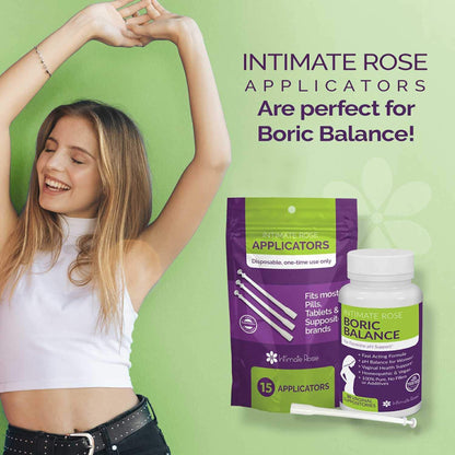 Intimate Rose 45 Count Vaginal Suppository Applicator - Fits Most Boric Acid Suppositories & Vaginal Intimate RoseBuy Supplements Australia