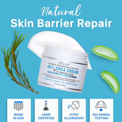 Ebanel Bundle of 40% Urea Cream 3-Pack and Callus Remover Gel Ebanel buy supplements Au