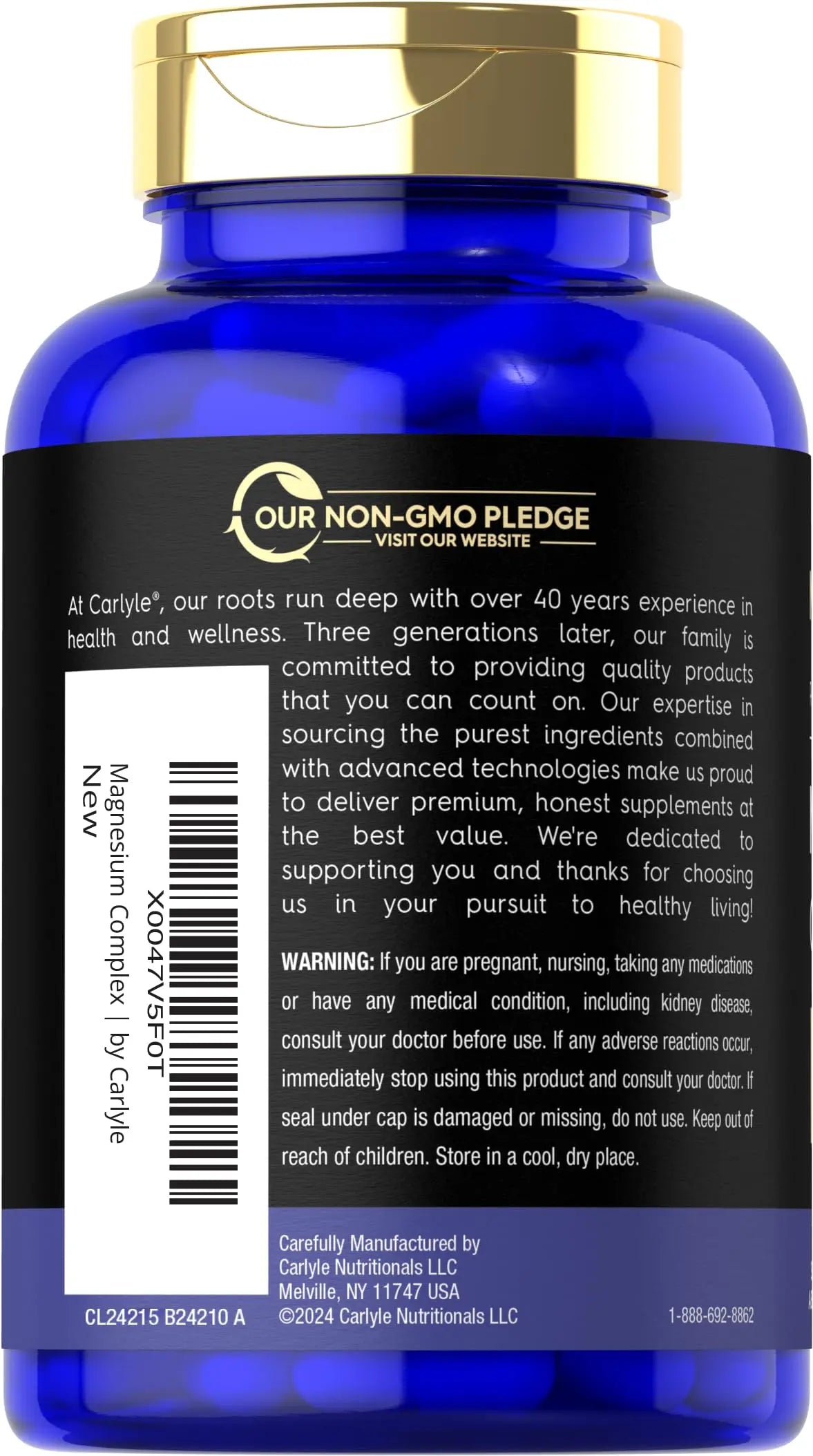 Magfusion-10 Magnesium Complex Supplement 745mg | 120 Capsules | 10 in 1 Blend | Vegetarian, Non-GMO, Gluten Free Magfusion-10 buy supplements Au