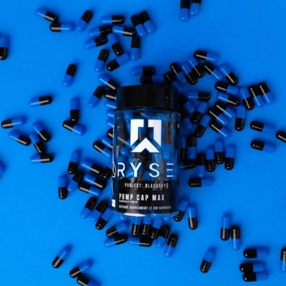 RYSE Up Supplements Project Blackout Pump Cap Max | Stimulant Free Pump Formula RYSE Up Supplements