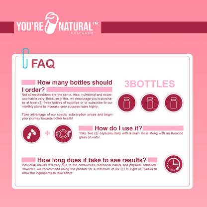 YOU'RE NATURAL Prenatal and Postnatal Vitamins for Women with Folate, DHA, Probiotics YOU'RE NATURAL