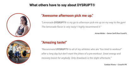 Driven Nutrition DYSRUPT: BCAA + Caffeine with Electrolytes: Sugar & Gluten Free Supplement Driven Nutrition