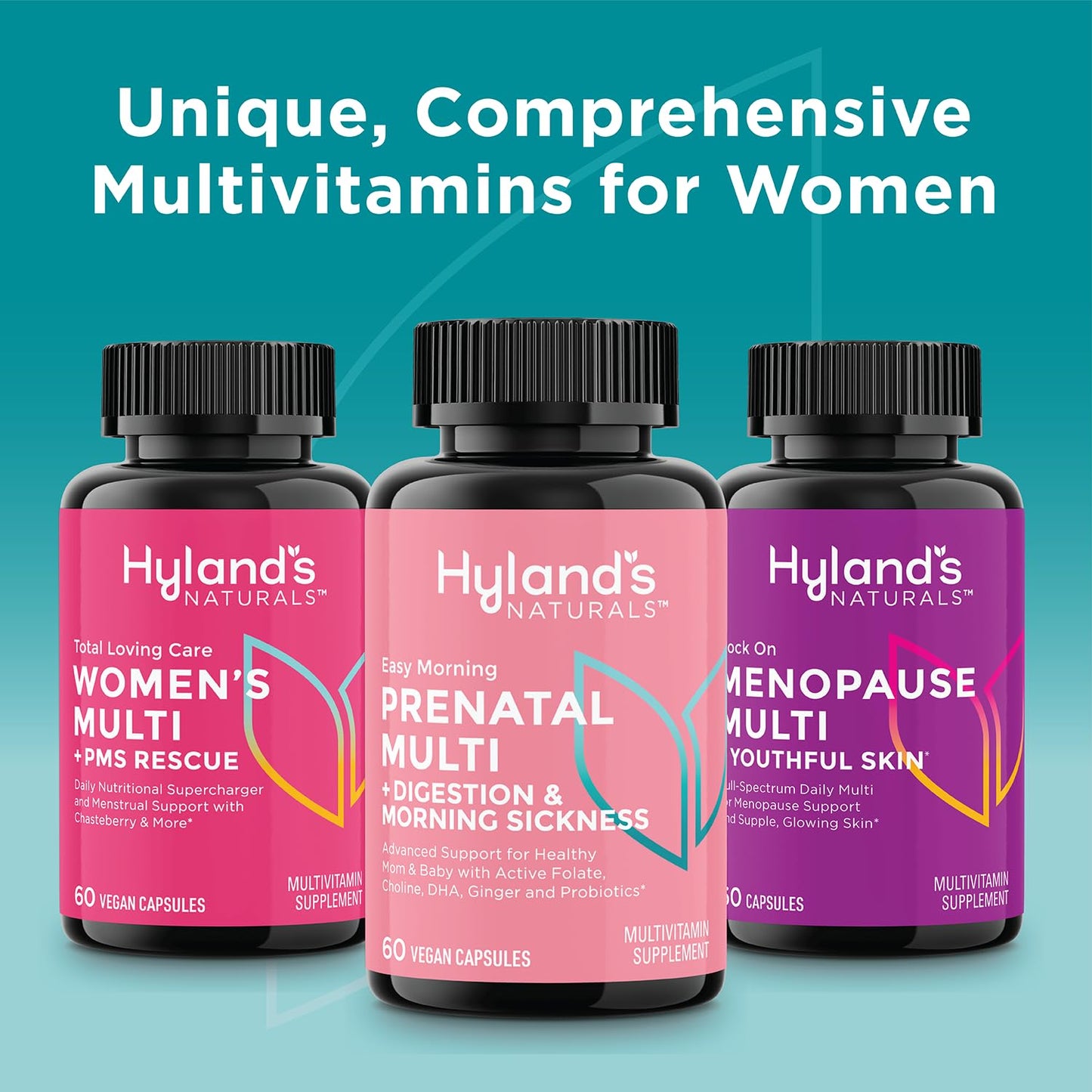 Hyland's Naturals Easy Morning Prenatal Multivitamin + Digestive Health & Morning Sickness Relief Hyland's