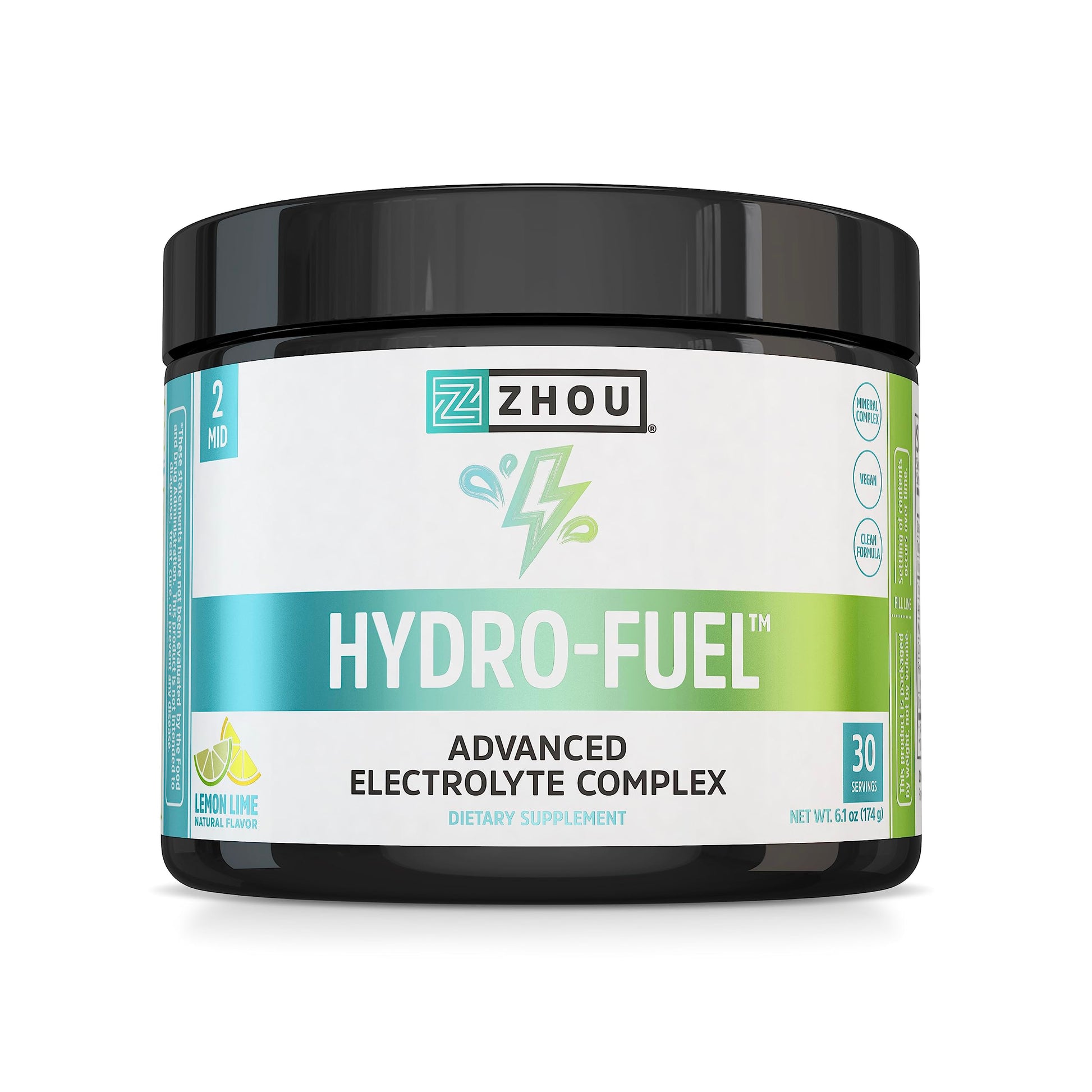 Zhou Nutrition Hydro Fuel, Sugar Free Electrolyte Powder, Replenish Nutrients, Restore Zhou Nutrition
