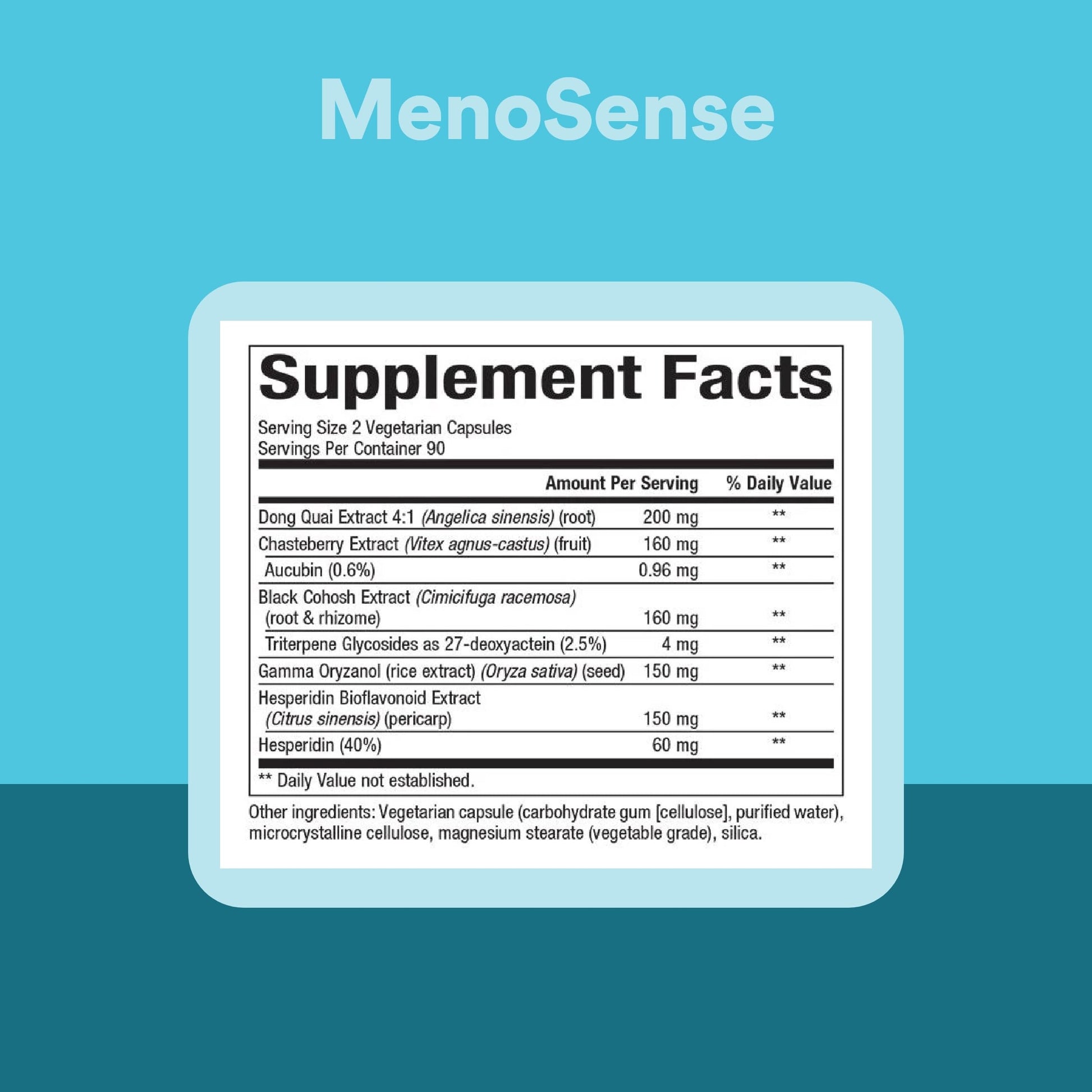 Natural Factors WomenSense MenoSense - Dietary Supplement with Black Cohosh, Chasteberry & Dong Quai - Menopause & Perimenopause Support Supplement - 180 Vegetarian Capsules (90 Servings) Natural FactorsBuy Supplements Australia