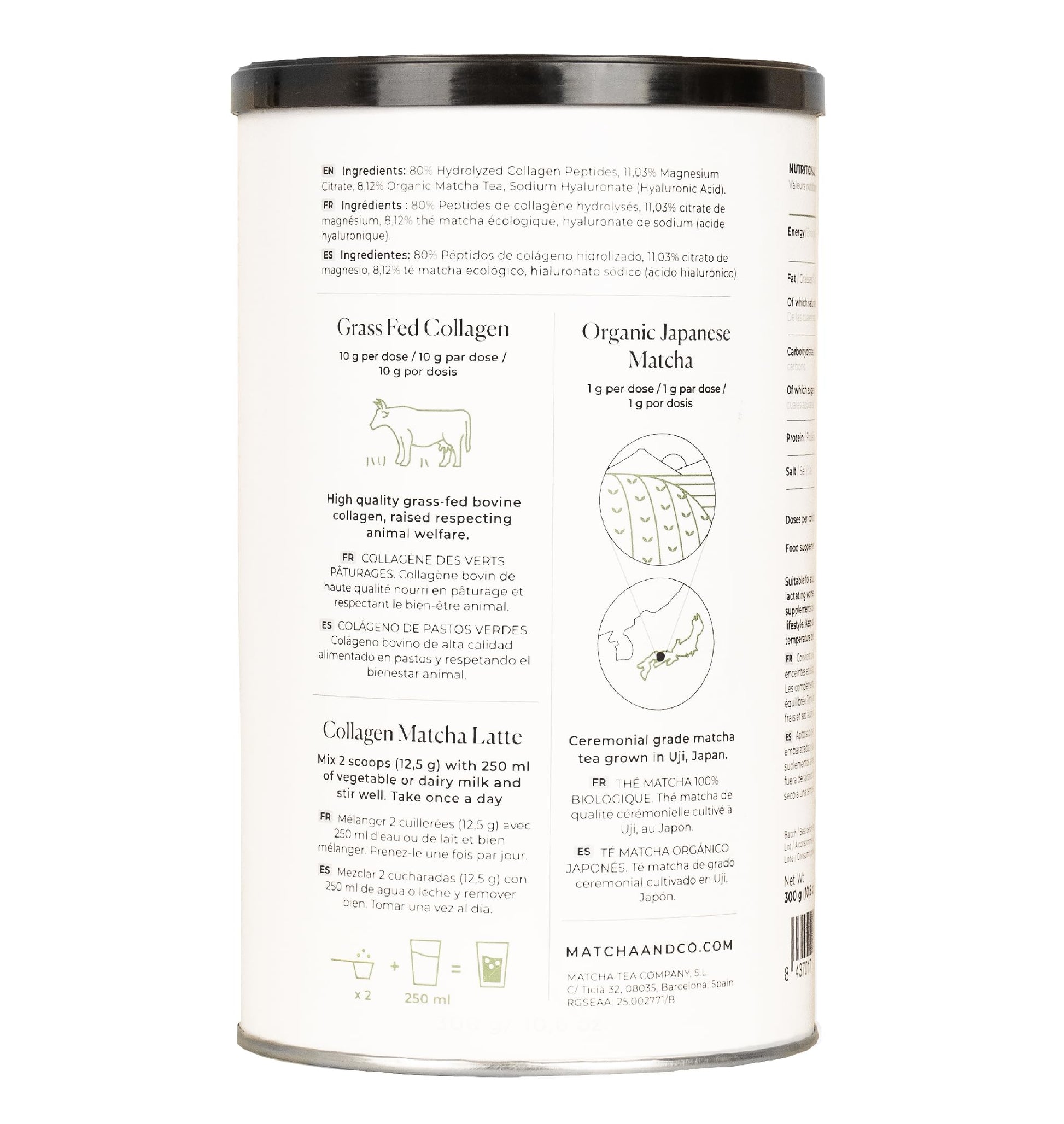 Collagen with Magnesium, Matcha Tea and Hyaluronic Acid. Joints, skin and nails Matcha & COBuy Supplements Australia