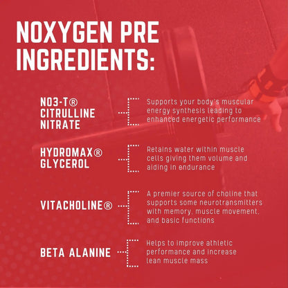 Purus Labs NOXYGEN PREWORKOUT Powder, 30 Servings (Strawberry Candy) Purus Labs