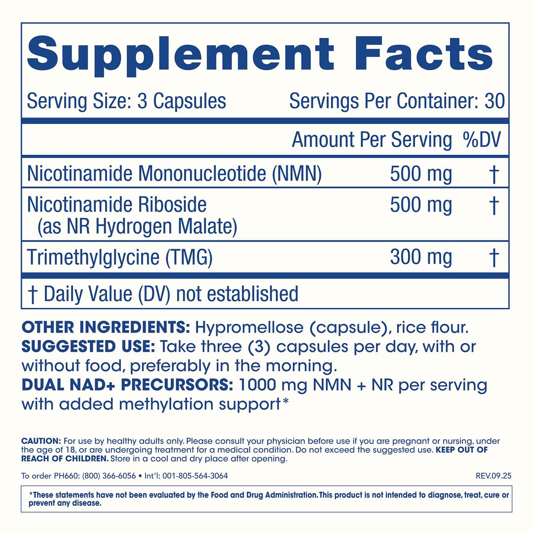 ProHealth NMNR Pro Synergy | 90 Capsules | Combined NMN and NR Formula | Triple Lab-Tested, USA GMP Manufactured ProHealthBuy Supplements Australia