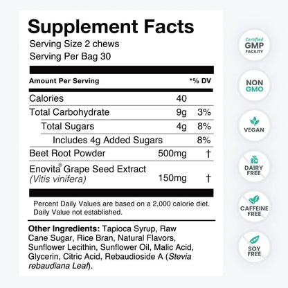 humanN SuperBeets Heart Chews & SuperBeets Black Cherry Powder humanN