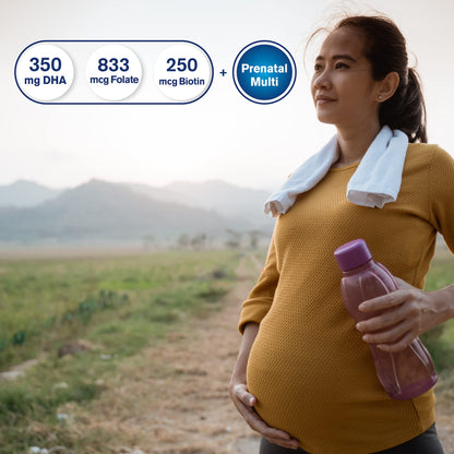 Oceanblue Prenatal Multivitamin with Omega-3 DHA Fish Oil for Pregnant Women Oceanblue