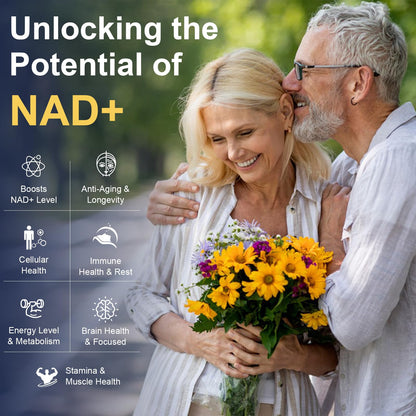 Totaria (2 Packs) NAD Supplement for Women Men with nicotinamide riboside resveratrol,Quercetin, Betaine Boost NAD+ Levels NAD Plus Supplement for Anti Aging, Energy, Immune, Focus 120 Capsules TotariaBuy Supplements Australia