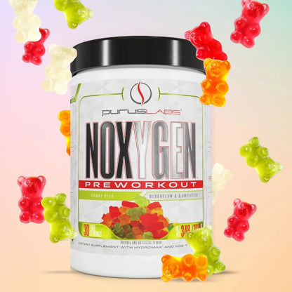 Purus Labs NOXYGEN PREWORKOUT Powder, 30 Servings (Gummy Bear) Purus Labs