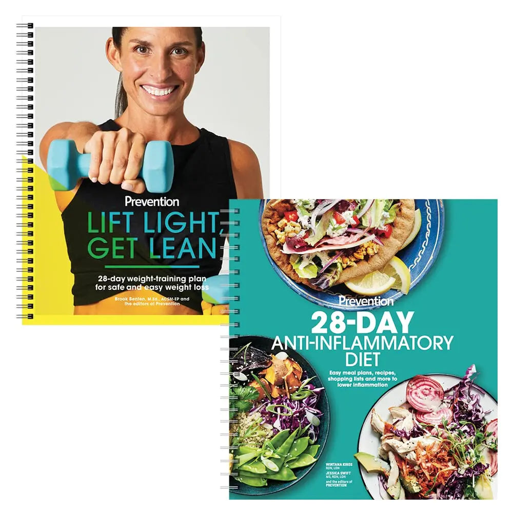 Prevention's Lift Light, Get Lean and 28-Day Anti-Inflammatory Diet Bundle! Prevention