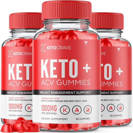 (3 Pack) Keto Crave ACV Gummies Kelly Clarkson, Ketocrave Keto + ACV Gummies Advanced Fyvus