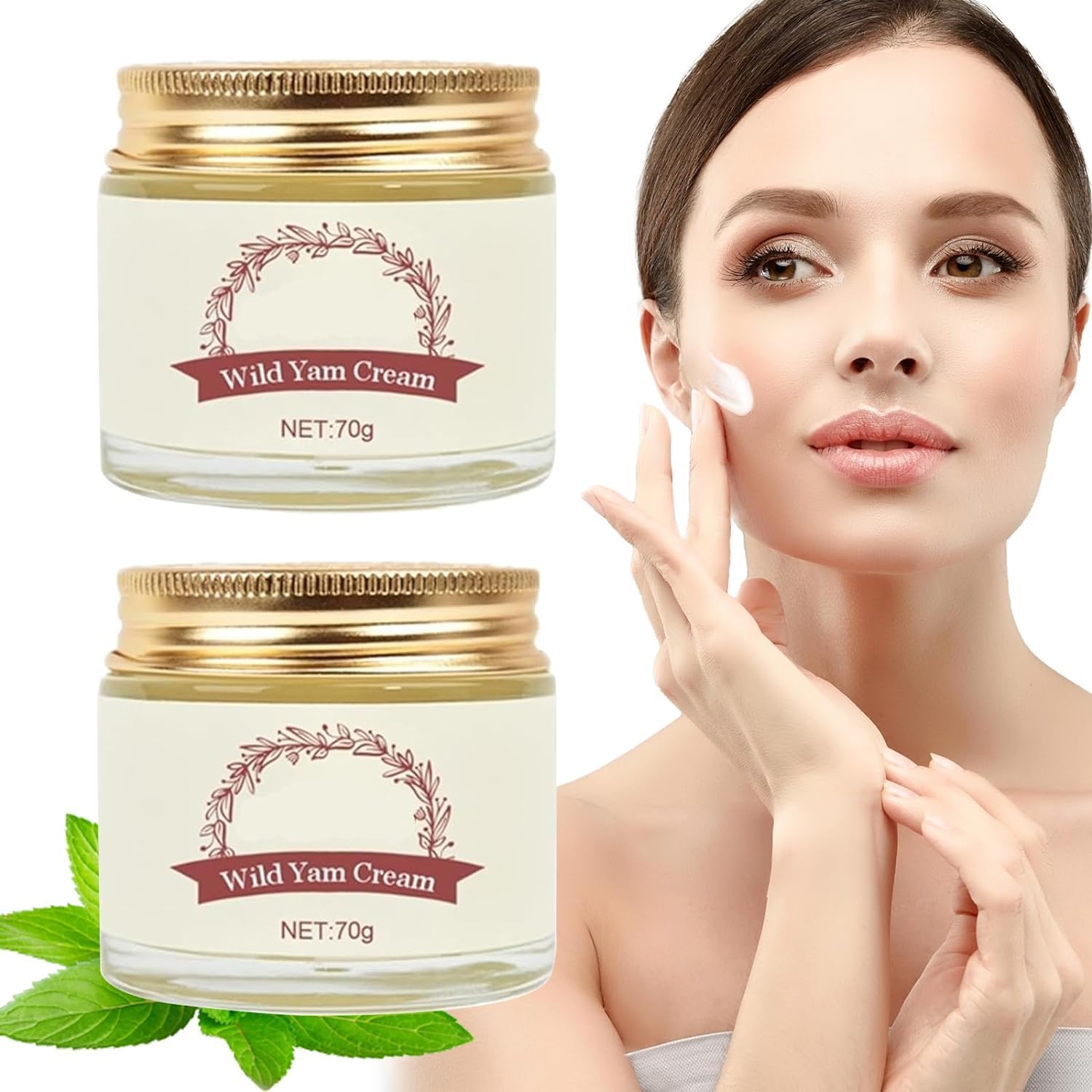 2PCS Wild Yam Cream, Hormone Balance for Women, Wild Yam Cream Organic for Women Promoting MeXmoB