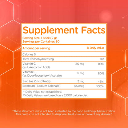 Dr. T On-the-go Packs – Immune System Formula – No Water Needed, Direct-to-Mouth – with Vitamins C, E, Zinc & Selenium – Supports Daily Wellness, Vitality & Overall Health – Orange, 30 Packs Dr. T buy supplements Au