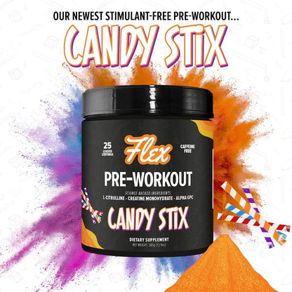 Flexible Dieting Lifestyle Pre Workout Nootropic Supplement Powder - Candy Stix Flexible Dieting Lifestyle