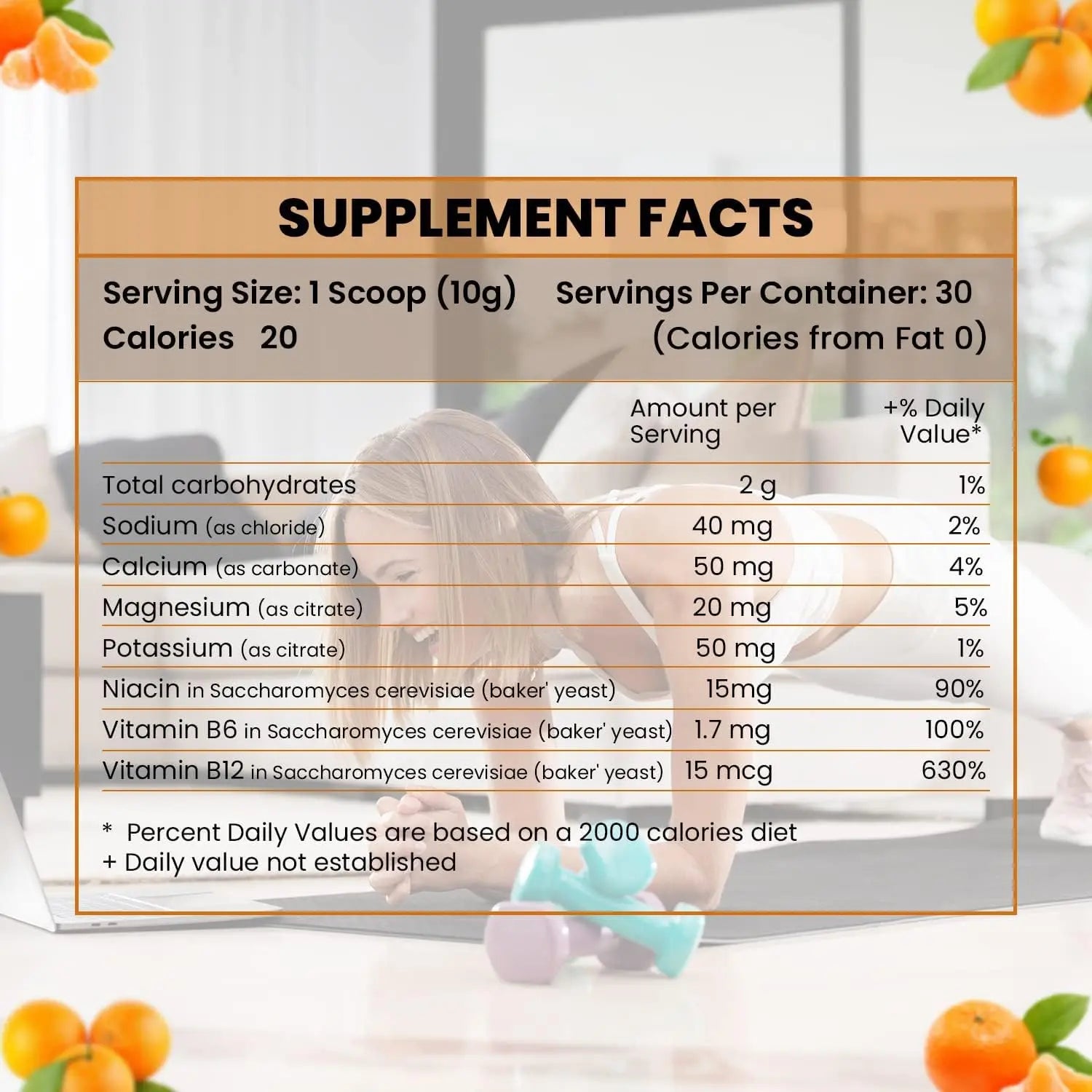 EnergyFirst Prefuel Pre-Workout Powder, Orange Flavor, Boost Energy, Creatine Monohydrate EnergyFirst