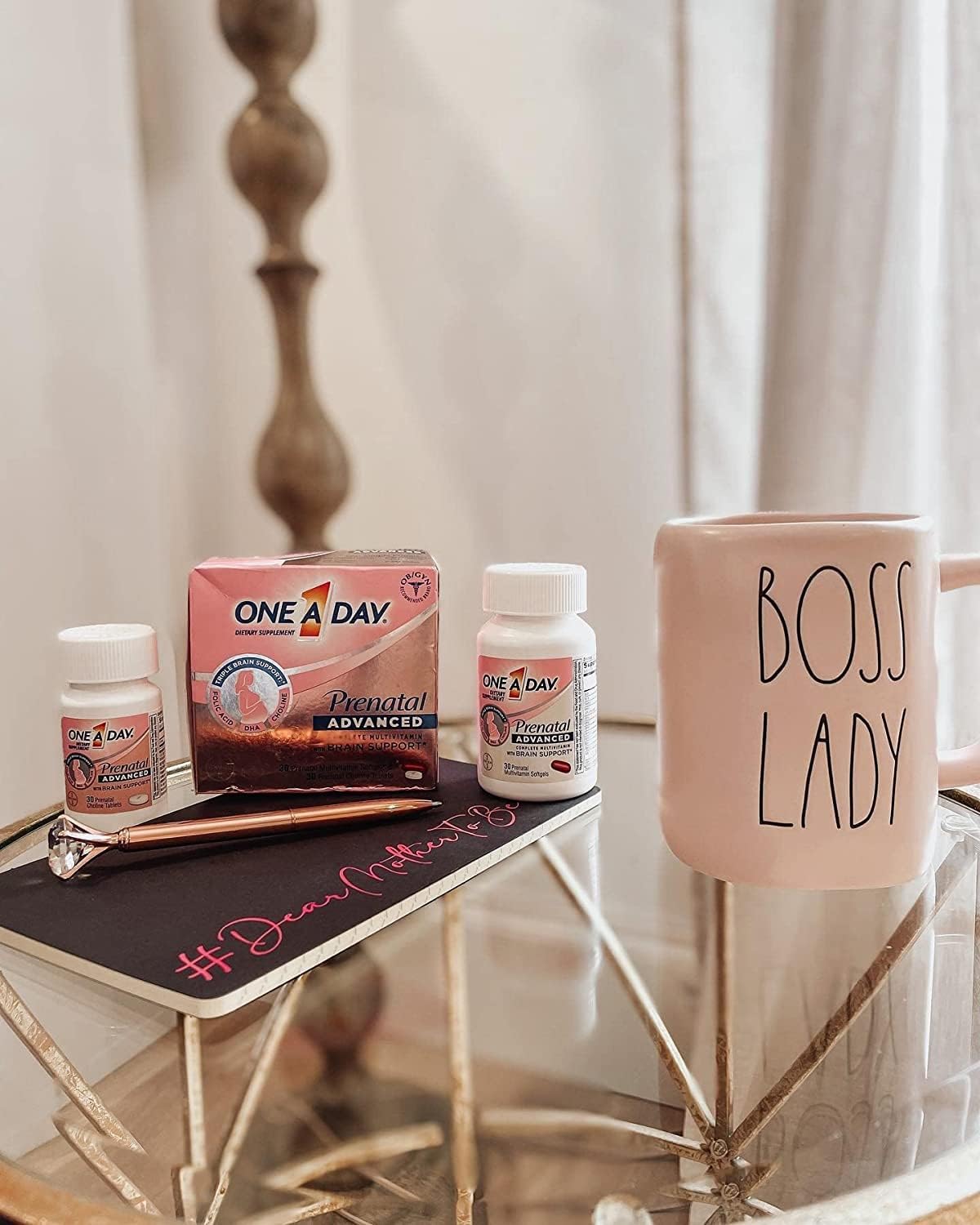 One A Day Women’s Prenatal Complete Multivitamin with Choline, Folic Acid, Omega-3 DHA & Iron Adventure Home