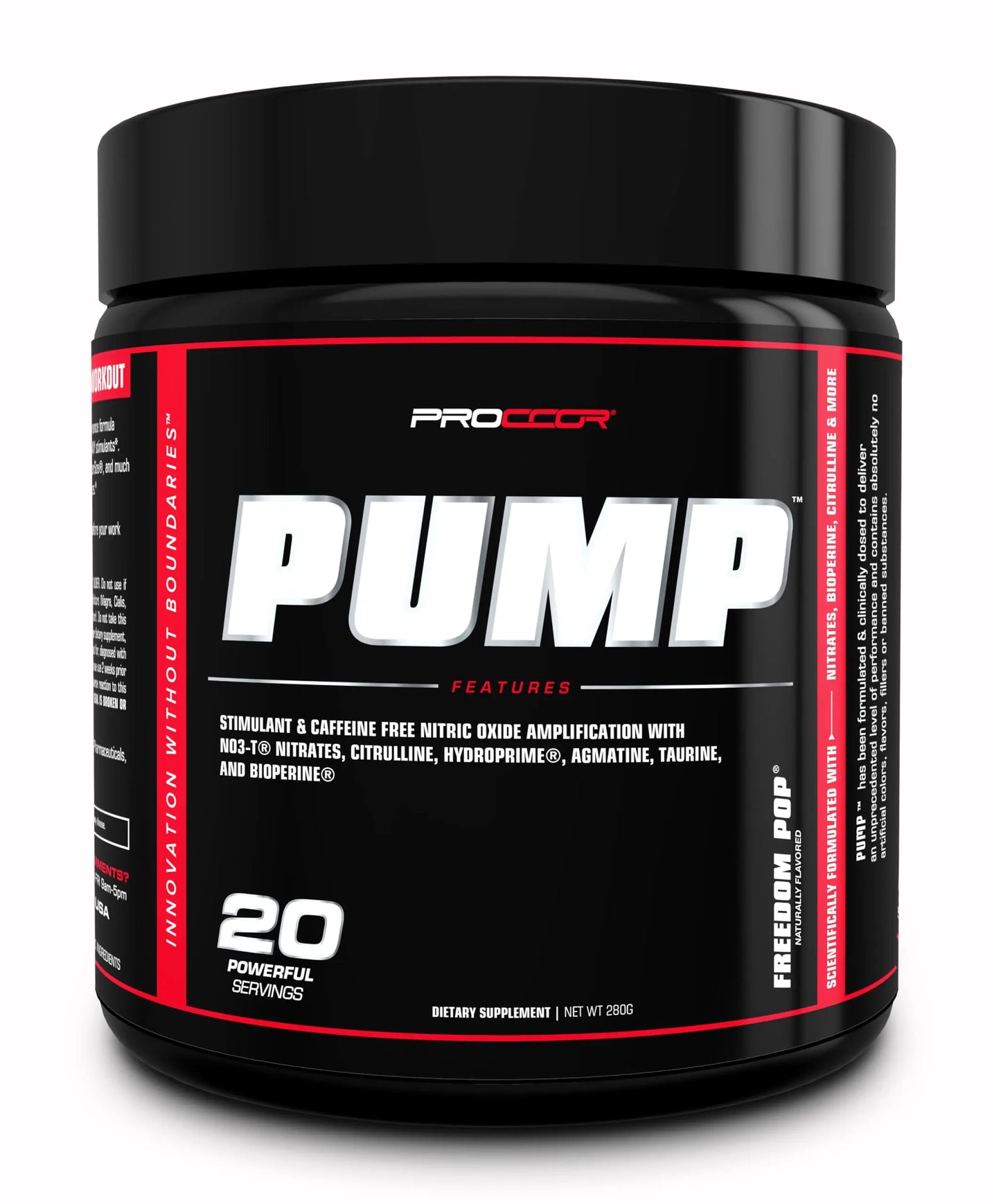 PROCCOR Pump - Stim Free, Fully Clinically Dosed, Scientifically Formulated Performance PROCCOR