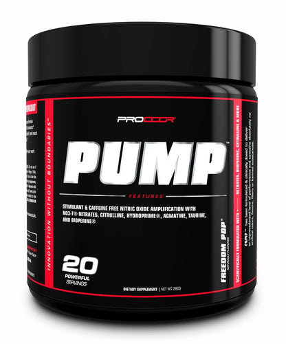 PROCCOR Pump - Stim Free, Fully Clinically Dosed, Scientifically Formulated Performance PROCCOR
