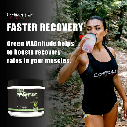 CONTROLLED LABS Green Magnitude Supplement, Synergistic Creatine Formula Powder CONTROLLED LABS