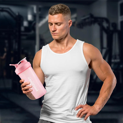 Protein Shaker 20oz Large Shaker Bottle Perfect for Workout Supplements, Protein powder Prodigy Nutrition Labs