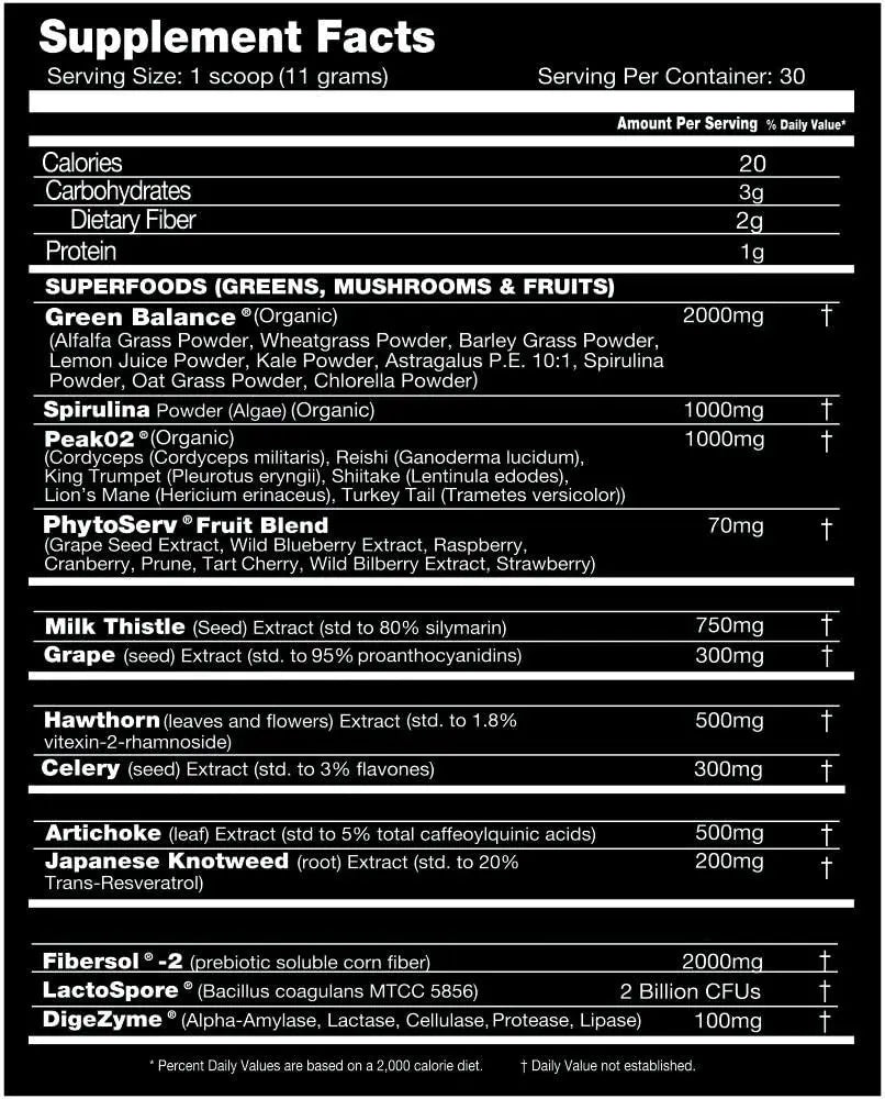 Performax Labs PhytoactivMax Active Greens Powder Wellness and Performance Matrix | Phytonutrients – Overall Health | 30 Servings (Strawberry Pineapple) Performax Labs buy supplements Au