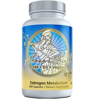 MENOLABS Athena’s Shield | DIM Supplement + D3 with BioPerine for Women | Estrogen Balance MENOLABS