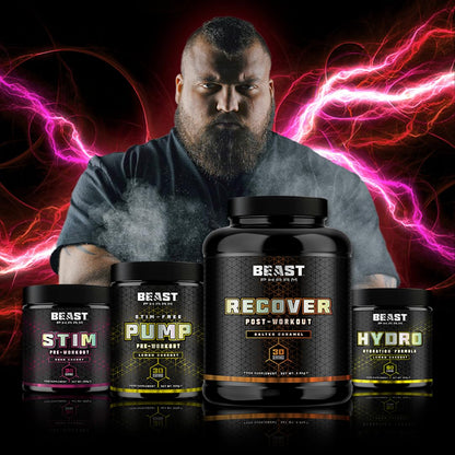 Beast Pharm | WHEY Protein Powder | 2.01kg/67 Servings | Vanilla Ice Cream Beast Pharm