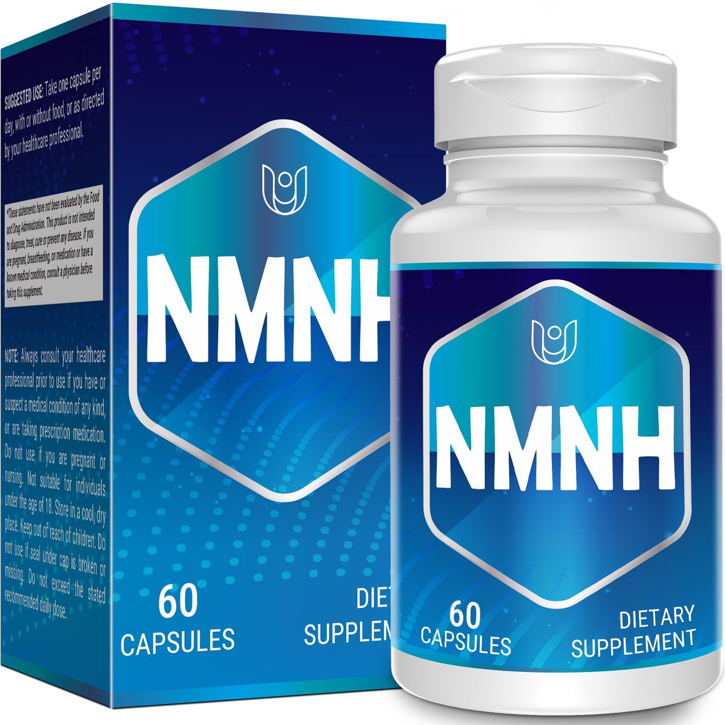 NMNH (Dihydronicotinamide Mononucleotide), NAD Supplement to Boost NAD+ Levels as We Age (May Be More Effective Than Nicotinamide Riboside), NMNH Supplement for Anti-Aging, 60 Capsules (60 Servings) UcessuyyBuy Supplements Australia