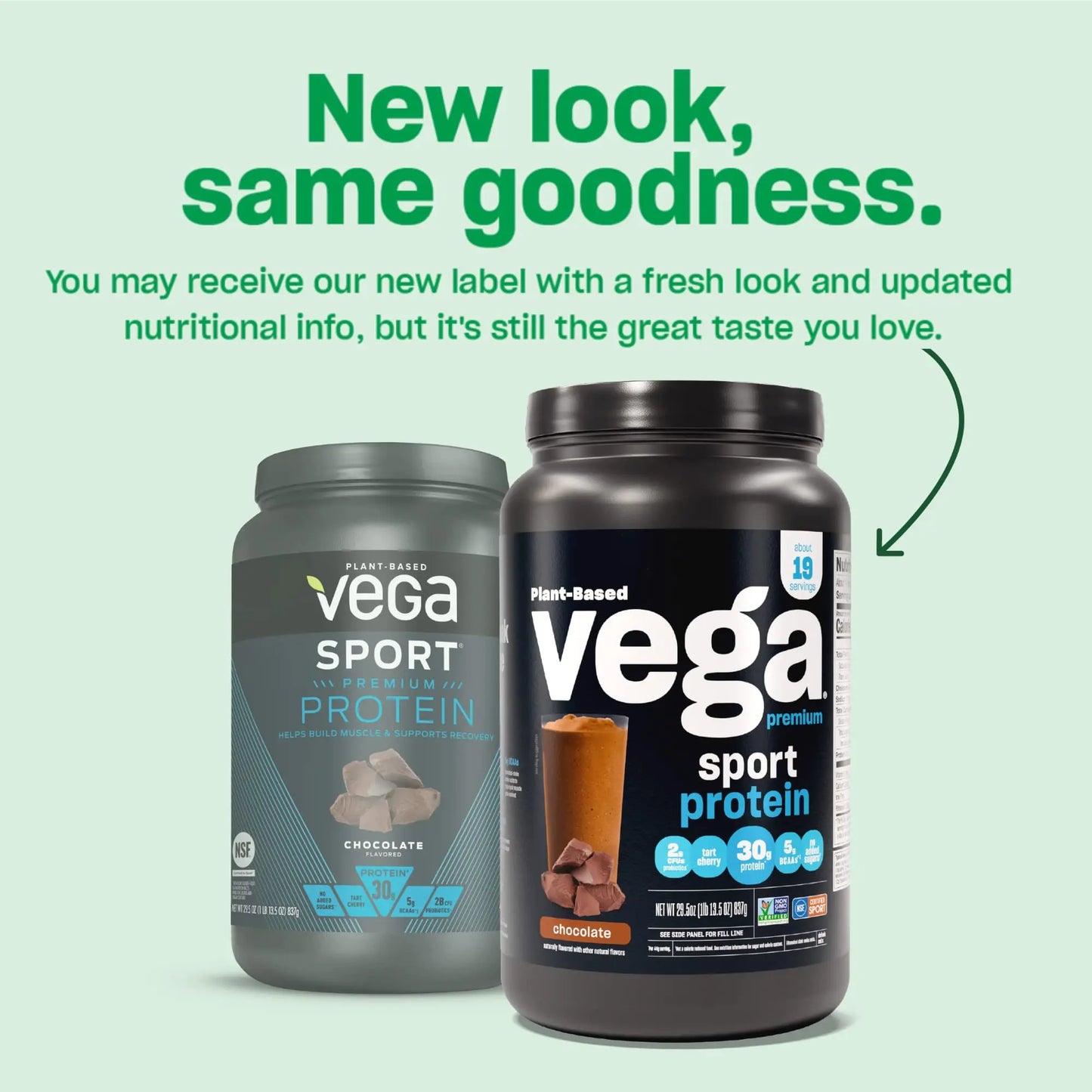 Vega Premium Sport Protein Vanilla Protein Powder, Vegan, Non GMO & Sport Pre-Workout Vega