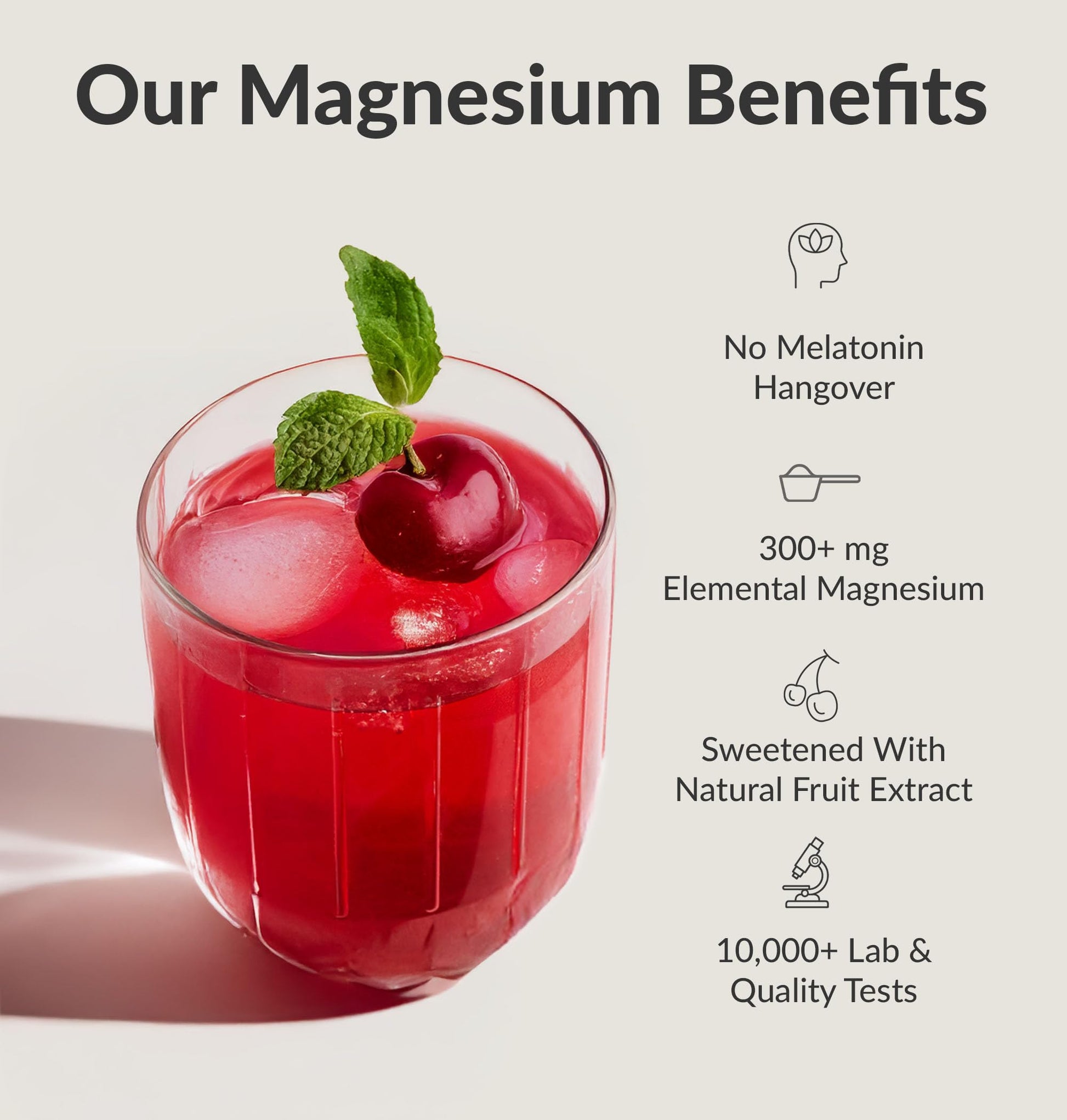 BIOptimizers Magnesium Breakthrough Drink - 8 Forms of Magnesium, Electrolytes, Sleep Health, Stress, Muscle Recovery, Heart Support | Glycinate, Citrate, Malate- Tart Cherry BIOptimizersBuy Supplements Australia