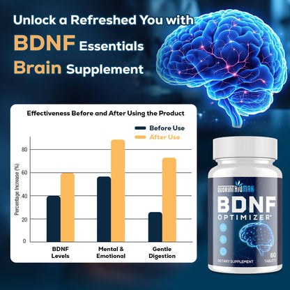 Nootropic Brain Supplement for Memory and Focus – BDNF Optimizer – Cognitive, Mental Clarity & Mood – High Absorption – Organic Lion's Mane, L-Theanine, Ginkgo Biloba & Alpha GPC – 60 Tablets QuorinthiumaxBuy Supplements Australia