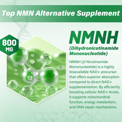 SUPRANOURISH Pure NMNH Supplement 120 Capsules - 800mg High-Purity NMNH Supplements, NAD Supplement for Boost NAD+ for Anti-Aging & Cellular Energy SUPRANOURISHBuy Supplements Australia